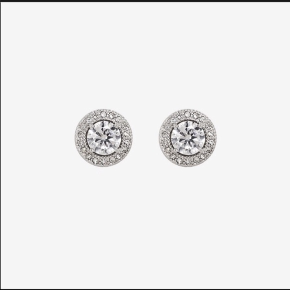 Express Jewelry - Express Cubic zirconia Halo Stud Earrings